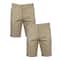 Galaxy by Harvic Men's Slim Fit Cotton Flex Stretch Chino Shorts